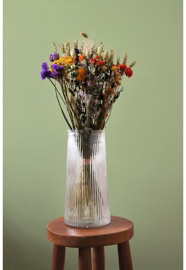 Harvest dried meadow bouquet handcrafted from naturally dried stems by Bouquet Cards