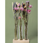 Clear_glass_vases_pink_purple_dried_floral_arrangement_flbv50