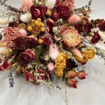 Dried Wedding Bouquet Roses Lavender